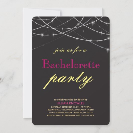 Invitation Bachelorette auriculaire (Devant)