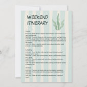 Invitation Bachelorette Bachelorette Bash Coastère (Dos)