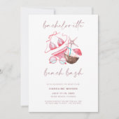 Invitation Bachelorette Beach Bash Bachelorette (Devant)