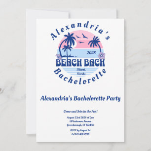 Invitation Bachelorette Beach Party