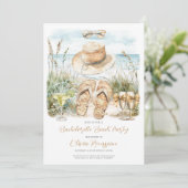 Invitation Bachelorette Beach Party (Debout devant)