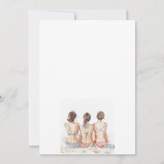 Invitation Bachelorette Beach Party (Dos)