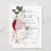 Invitation Bachelorette | Bourgogne (Devant)