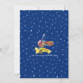 Invitation Bachelorette cadre or géométrique (Dos)