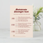 Invitation Bachelorette chasse chasse chasse chasse, jeu de b (Debout devant)