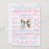 Invitation Bachelorette Coastal Cowgirl (Devant)