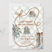Invitation Bachelorette Coastal Cowgirl (Devant)