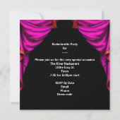 Invitation Bachelorette Corset Rose Masquerade Champagne 2 (Dos)