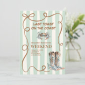 Invitation Bachelorette côtière occidentale (Debout devant)