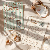 Invitation Bachelorette côtière occidentale