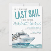 Invitation Bachelorette croisière (Devant)