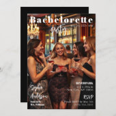 Invitation Bachelorette de couverture du magazine (Devant / Derrière)