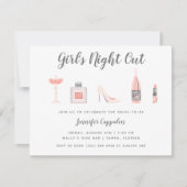 Invitation Bachelorette de la soirée de la fille (Devant)