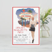Invitation Bachelorette de Las Vegas (Debout devant)