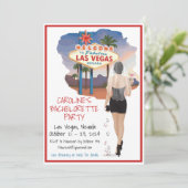 Invitation Bachelorette de Las Vegas (Debout devant)