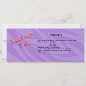 Invitation Bachelorette de Limo (Dos)