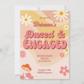 Invitation Bachelorette de marguerite super et fiancée (Devant)