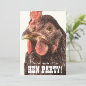 Invitation Bachelorette de nuit pour filles de la fête du pou (Debout devant)