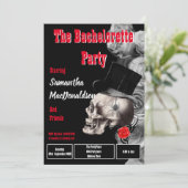 Invitation Bachelorette de style gothique (Debout devant)