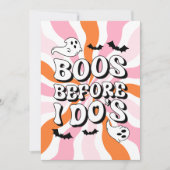 Invitation Bachelorette de super Boo's Before I Do (Devant)