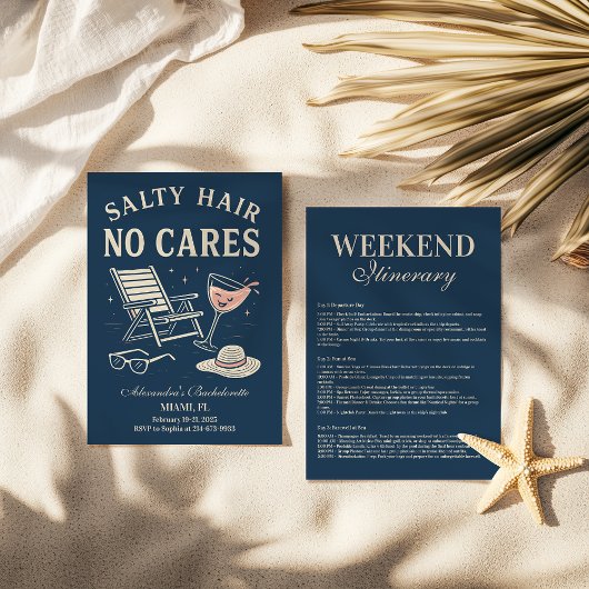 Invitation Bachelorette Dernière Toast Breeze