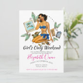 Invitation Bachelorette Destination Bikini Beach Brive Bash (Debout devant)