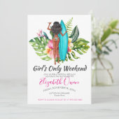 Invitation Bachelorette Destination Bikini Beach Brive Bash (Debout devant)