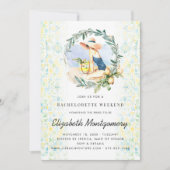 Invitation Bachelorette Destination Citrus Méditerranéen (Devant)