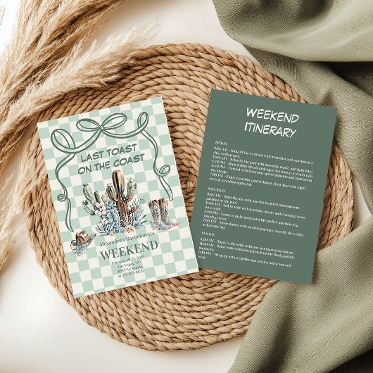 Invitation Bachelorette du désert occidental