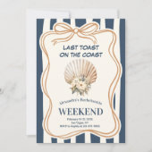 Invitation Bachelorette Elegance Seashell (Devant)