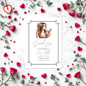 Invitation Bachelorette en amour Week-end Itinéraire