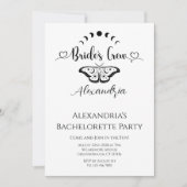 Invitation Bachelorette fête céleste papillon (Devant)