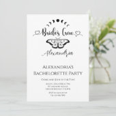Invitation Bachelorette fête céleste papillon (Debout devant)