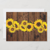 Invitation Bachelorette Fête des mariées Itinéraire Jar Sunfl (Dos)