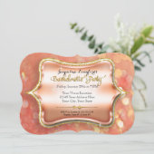 Invitation Bachelorette Fille's Night Out Party Martini Glass (Debout devant)