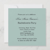 Invitation Bachelorette Filles Nuit Sortie - Paloma Blue (Dos)
