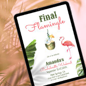 Invitation Bachelorette finale flamingle rose Palm Springs