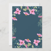 Invitation Bachelorette Garden Pink Flowers (Dos)