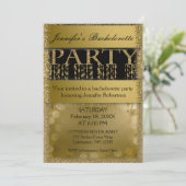 Invitation Bachelorette | Glamour amusant (Debout devant)