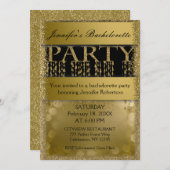 Invitation Bachelorette | Glamour amusant (Devant / Derrière)