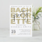 Invitation Bachelorette Glamour Or Fun (Debout devant)