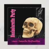 Invitation Bachelorette gothique (Devant / Derrière)
