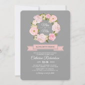 Invitation Bachelorette Gris Fin de semaine (Devant)