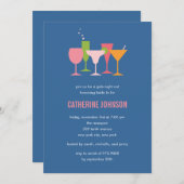 Invitation Bachelorette/Invitation de Fête de l'mariée de ver (Devant / Derrière)