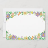 Invitation Bachelorette Itinéraire Fête des mariées violet In (Dos)