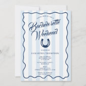Invitation Bachelorette Itinerary Bach Weekend Horseshoe (Devant)