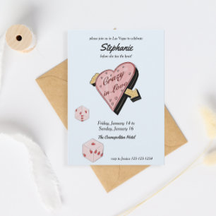 Invitation Bachelorette Las Vegas