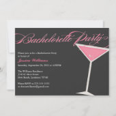 Invitation Bachelorette Martini (Devant)