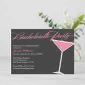 Invitation Bachelorette Martini (Debout devant)