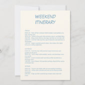 Invitation Bachelorette nautique Compass et Dolphin (Dos)